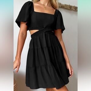 Cut Out Mini Dress